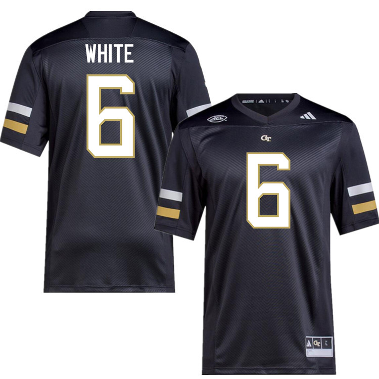 Keion White Georgia Tech Jerseys,Georgia Tech Yellow Jackets College Football Uniforms-Black